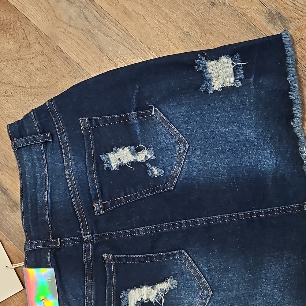 👗BLUE SAVVY Denim Mini Skirt - Picture 7 of 9
